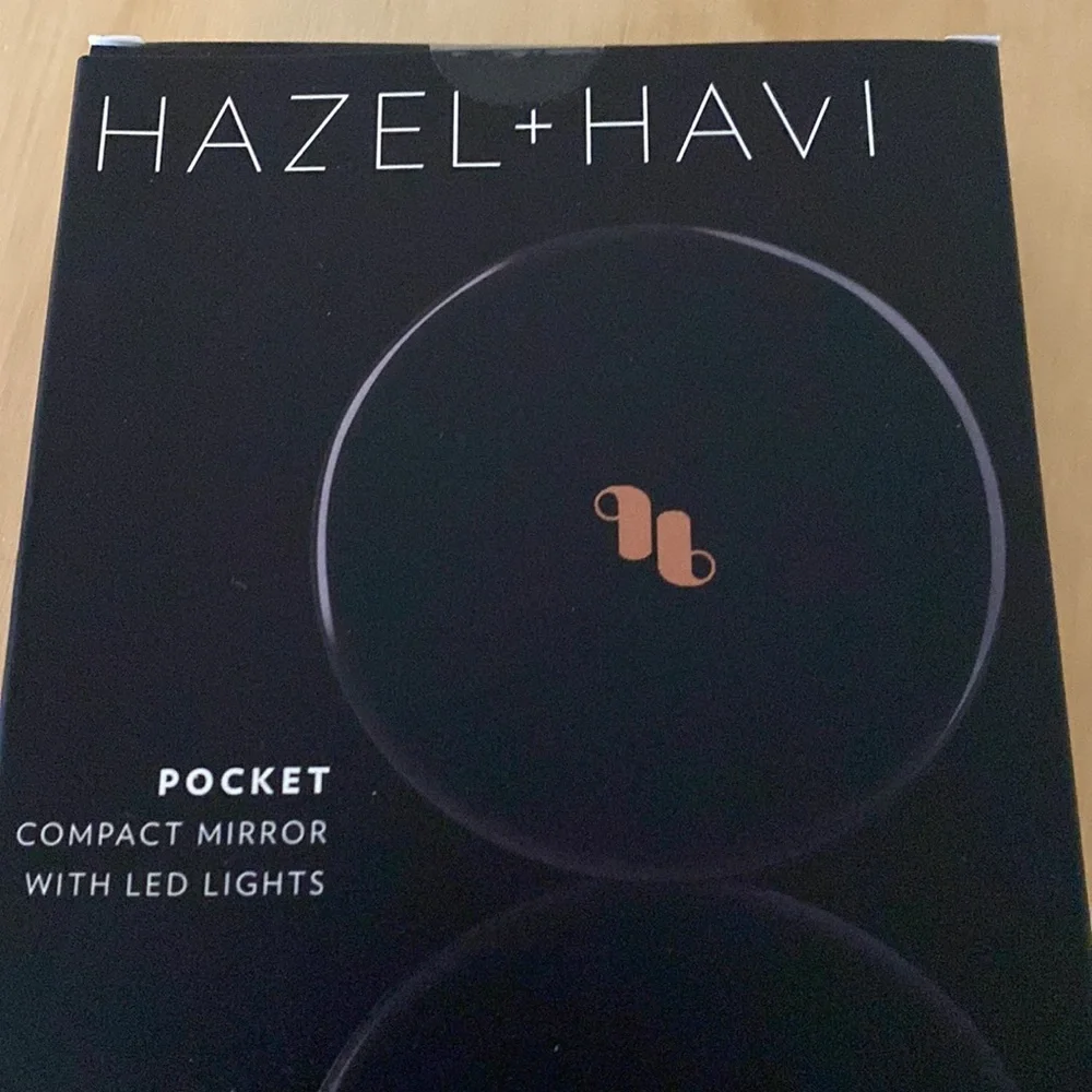 NWT Hazel + Havi LED Compact Mirror